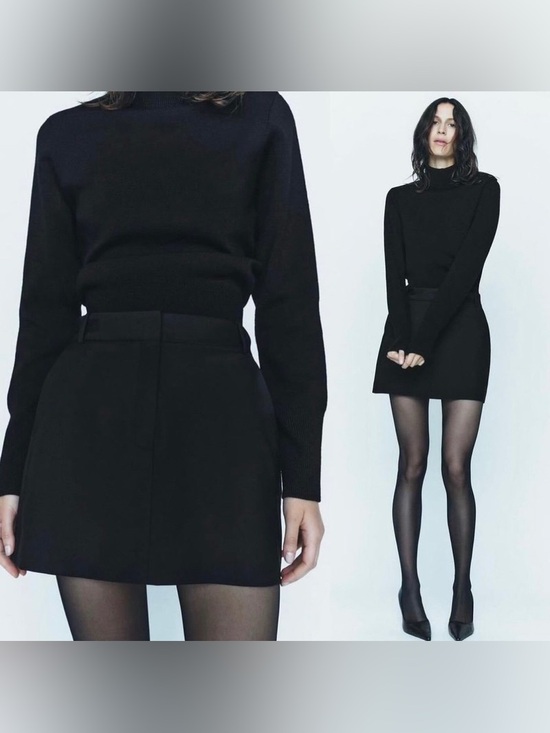 Zara Dresses & Skirts - Zara Wool Blend Mini Skirt